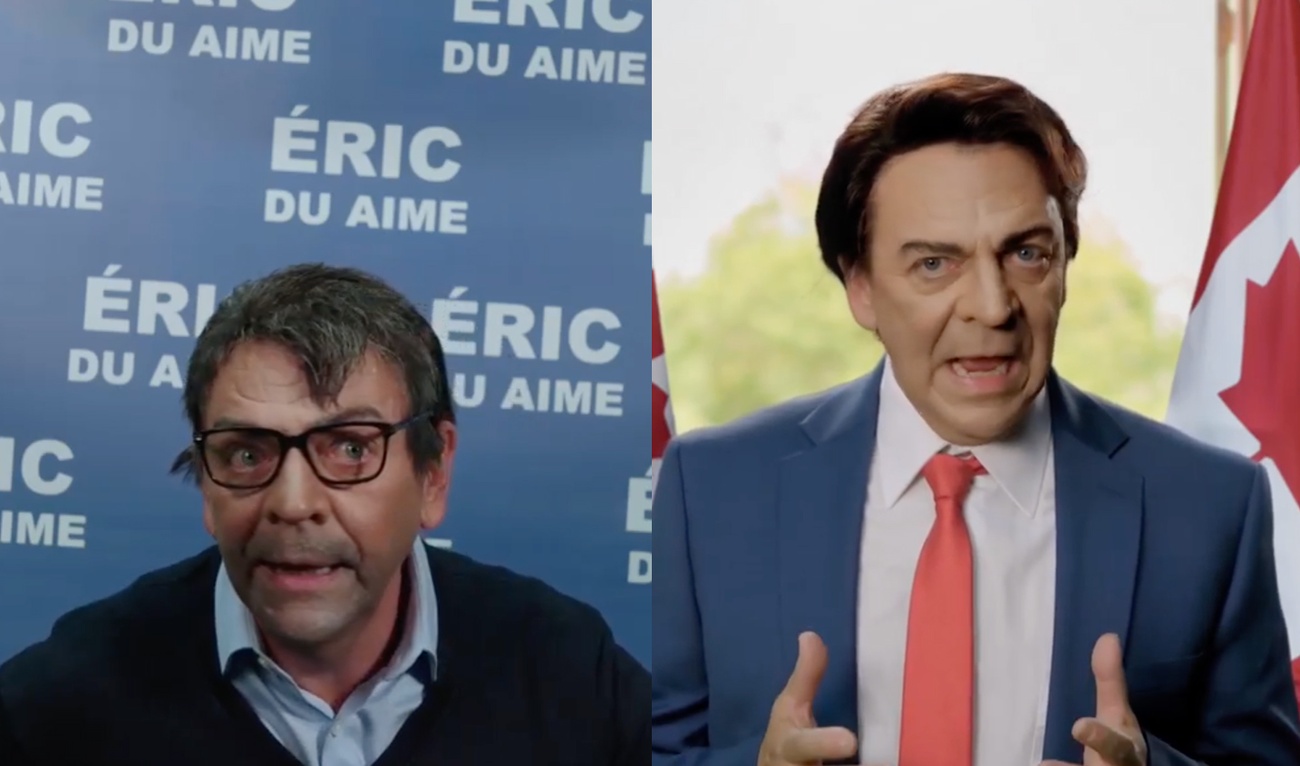 Image de l'article Vidéo : Marc Labrèche imite Justin Trudeau et Éric Duhaime et c'est tordant!