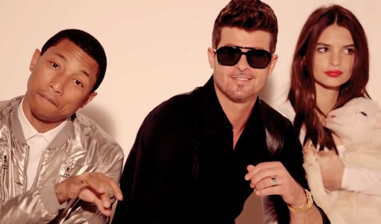 Robin Thicke et Pharrell condamnés pour plagiat avec Blurred Lines
