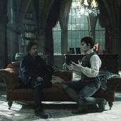 Sur le plateau du film <em>Dark Shadows</em>