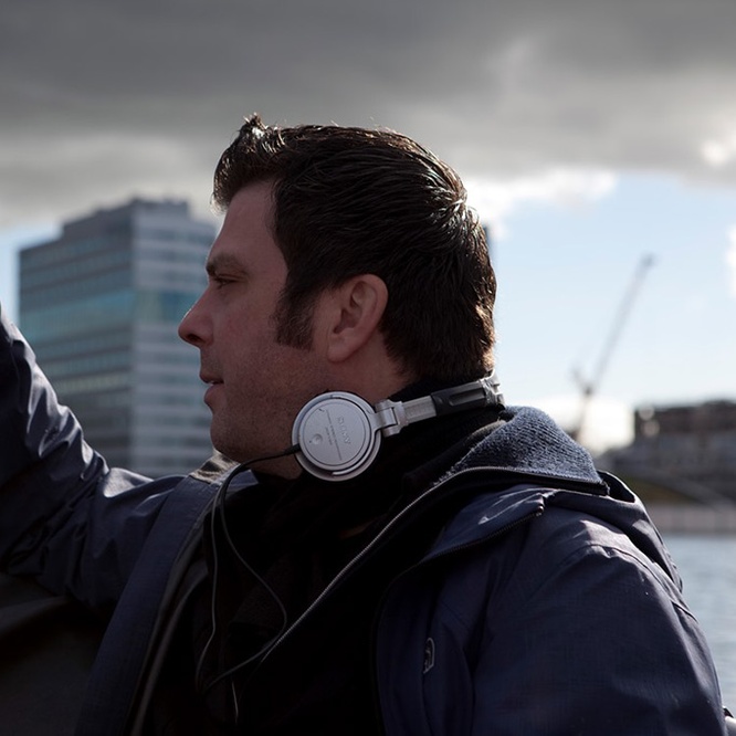 Sur le plateau du film <em>Amsterdam</em>