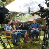 Sur le plateau du film <em>The Best of Me</em>