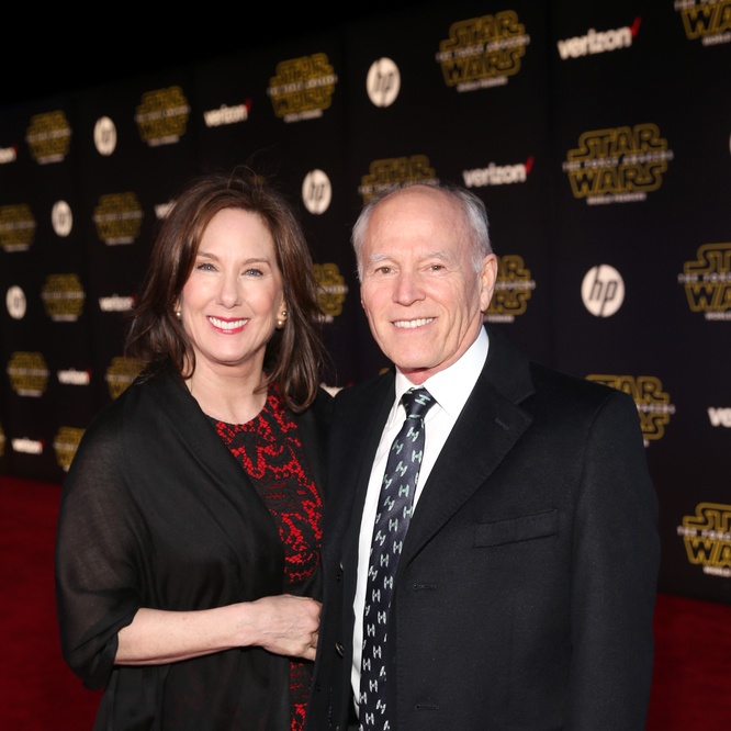 Sur le tapis rouge de <em>Star Wars: The Force Awakens</em>