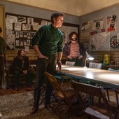 Une scène du film <em>The Trial of the Chicago 7</em>