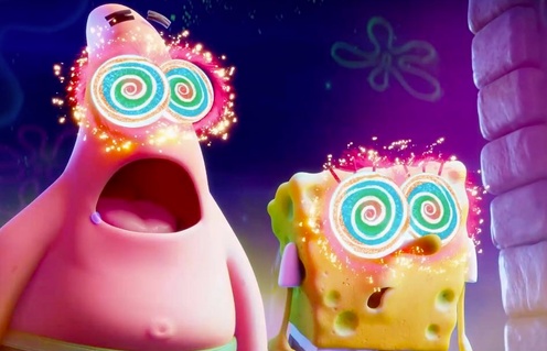 Une scène du film The SpongeBob Movie: Sponge on the Run
