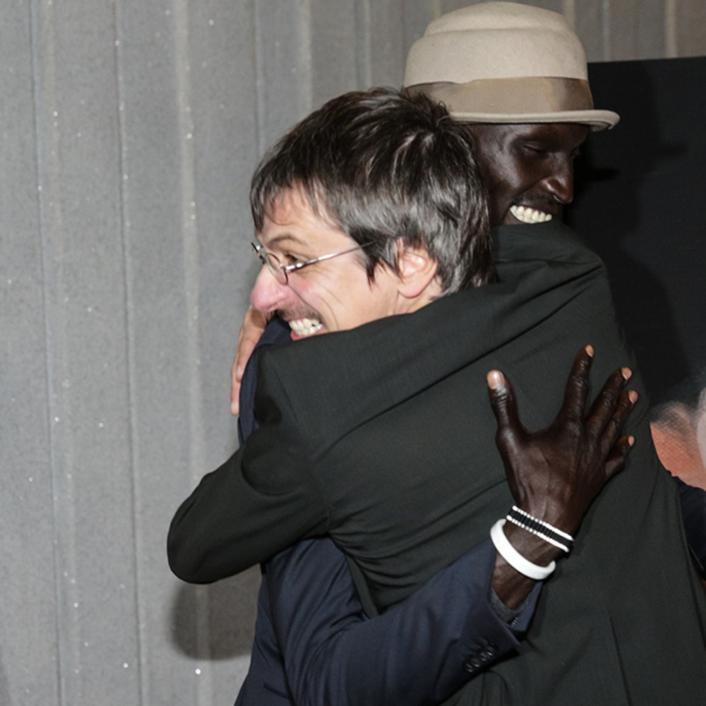 Sur le tapis rouge du film The Good Lie
