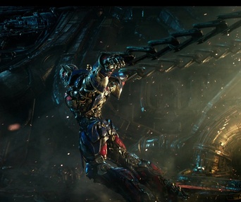 Une scène du film Transformers: The Last Knight