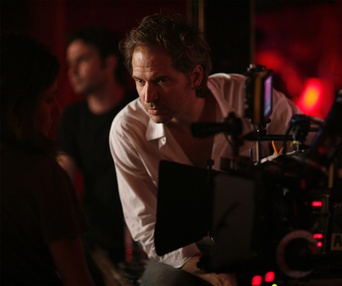 Sur le plateau du film Bus Palladium