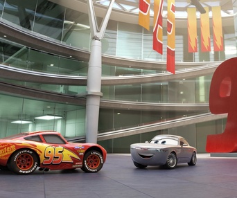 Une scène du film Cars 3