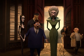 Une scène du film The Addams Family