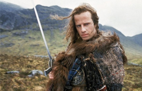 Une scène du film Highlander