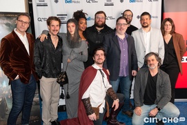 Sur le tapis rouge du film Farador