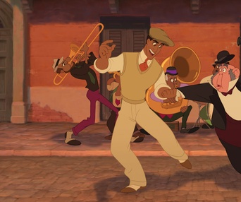 Scène du film The Princess and the Frog