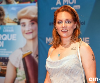 Sur le tapis rouge du film Mon cirque à moi