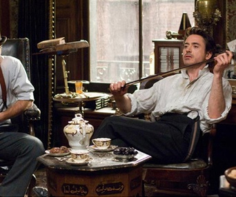 Scène du film Sherlock Holmes