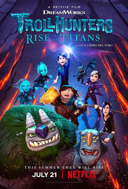 Affiche du film Trollhunters: Rise of the Titans