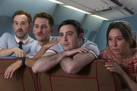 Une scène du film Les amants passagers