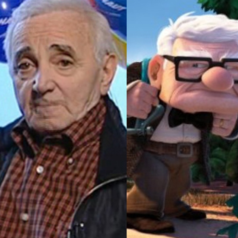 Charles Aznavour prête sa voix à Carl Fredricksen
