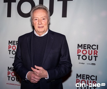 Sur le tapis rouge du film Merci pour tout