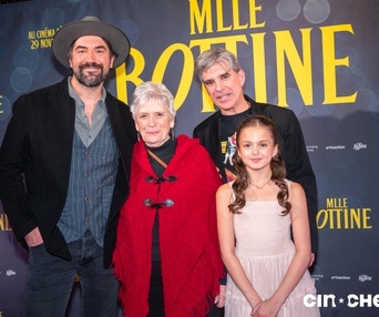 Tapis rouge du film Mlle Bottine