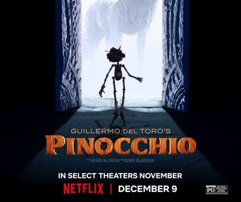 Affiche du film Guillermo del Toro's Pinocchio