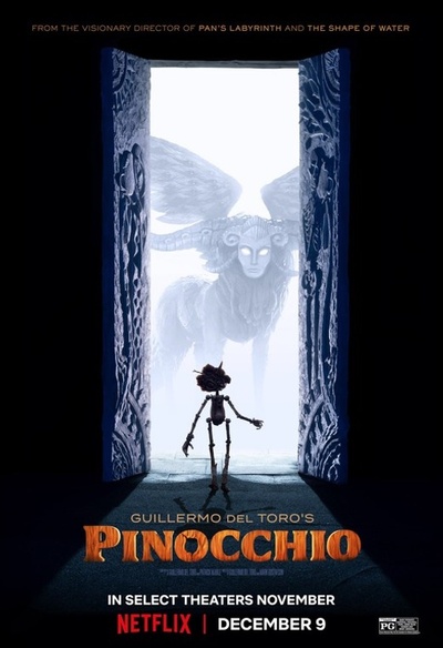 Affiche du film Guillermo del Toro's Pinocchio
