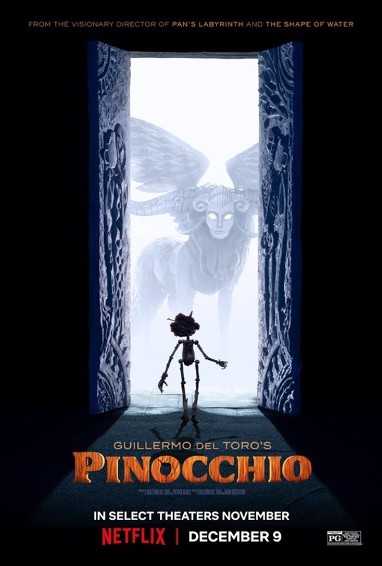 Affiche du film Guillermo del Toro's Pinocchio
