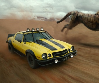 Une scène du film Transformers: Rise of the Beasts