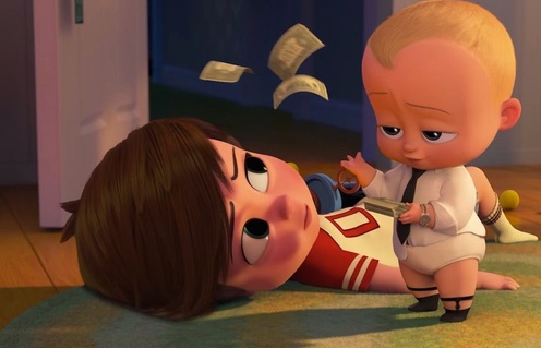 Une scène du film The Boss Baby