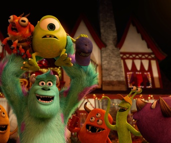 Une scène du film Monsters University