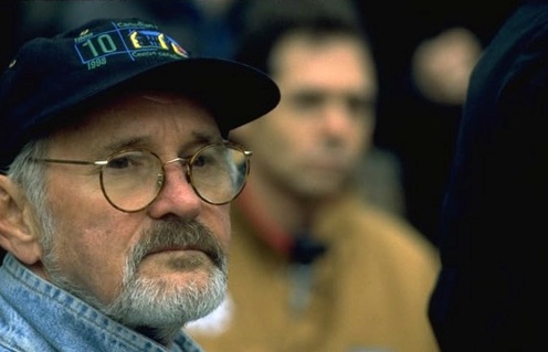 Norman Jewison sur le plateau du film Hurricane