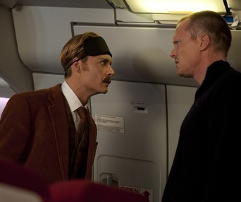 Une scène du film Mortdecai