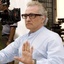 Martin Scorsese sur le plateau du film The Departed