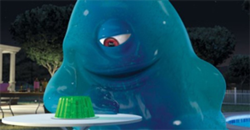 Une scène de Monsters vs. Aliens