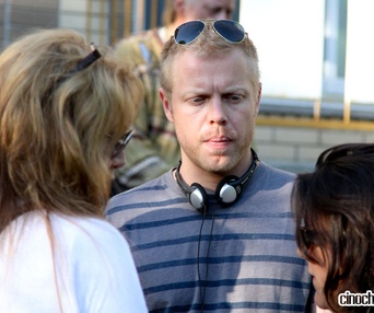 Sur le plateau du film Rose by Name