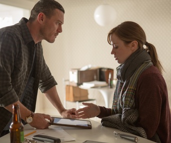 Une scène du film The Girl on the Train