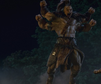 Une scène du film Mortal Kombat