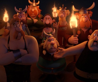 Une scène du film Astérix: Le domaine des Dieux