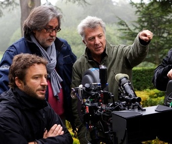 Sur le plateau du film Quartet