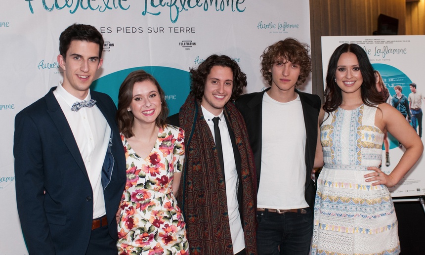 Tapis rouge du film Aurélie Laflamme - Les pieds sur terre