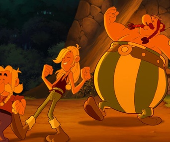 Scène du film Astérix et les Vikings
