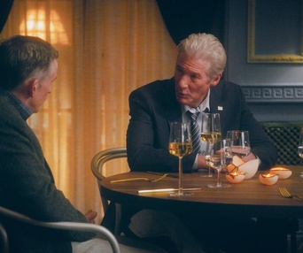 Une scène du film The Dinner