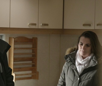 Une scène du film La loi du marché