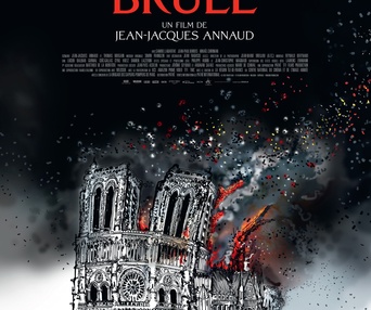 Affiche du film Notre-Dame brûle