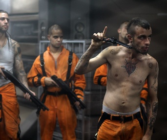 Une scène du film Lockout
