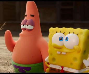 Une scène du film The SpongeBob Movie: Sponge on the Run