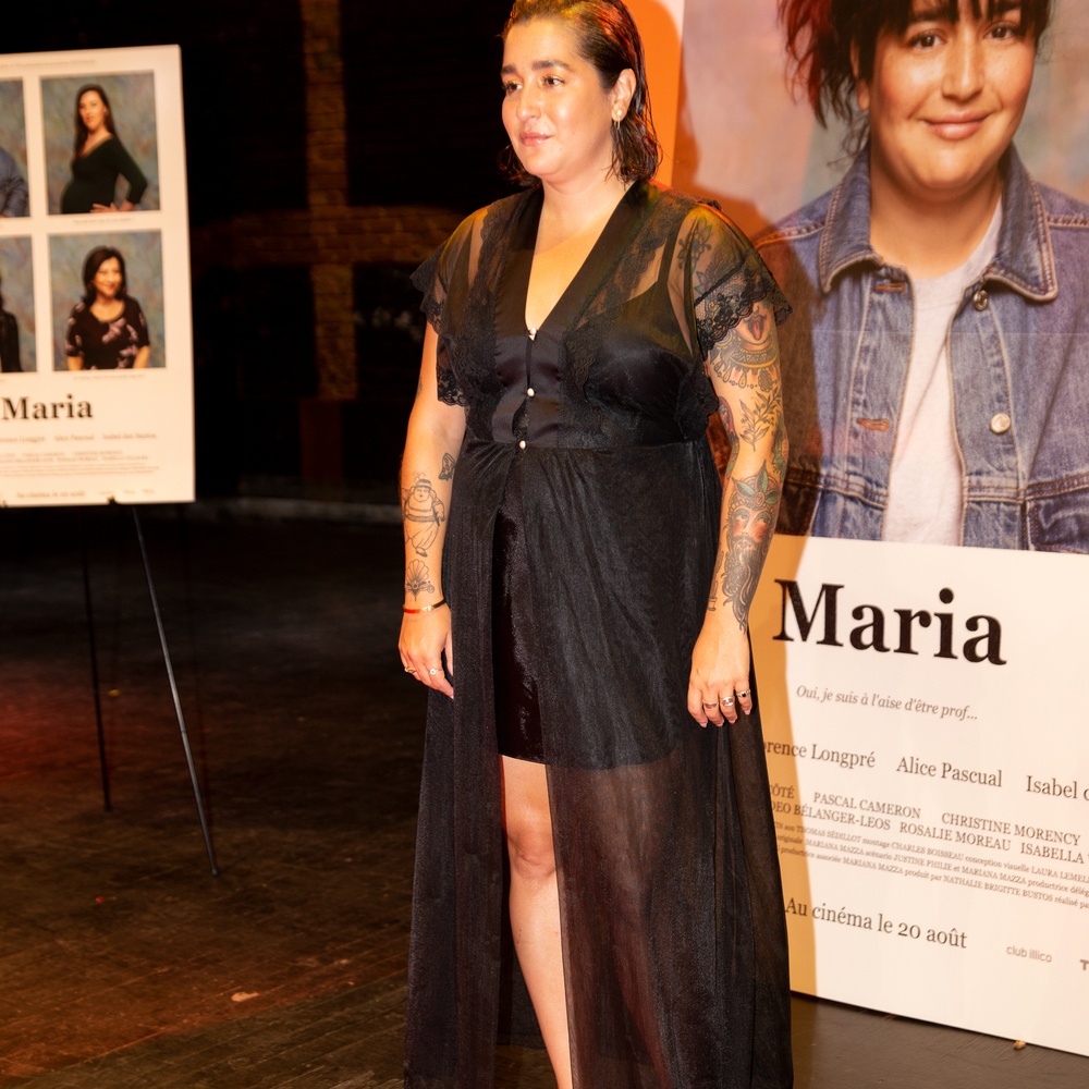 Sur le tapis rouge du film Maria