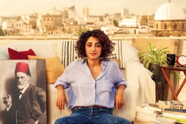 Une scène du film Un divan à Tunis Une scène du film Un divan à Tunis