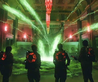 Une scène du film Ghostbusters