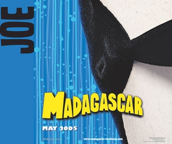 Affiche américaine du film Madagascar