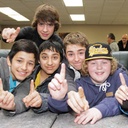 Les jeunes acteurs principaux du film Pee Wee 3D